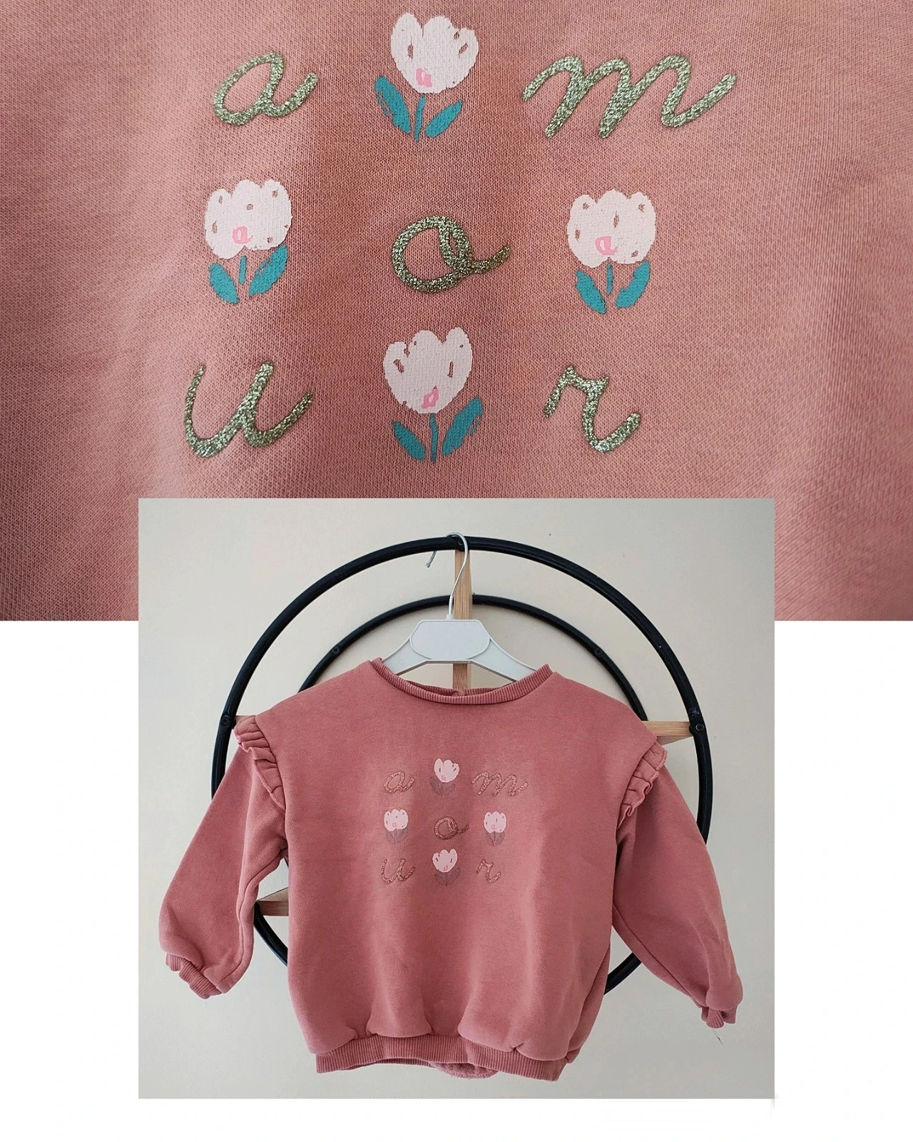 18 mois pull sweat tape a l'oeil